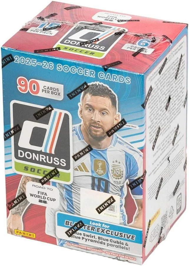 Panini Donruss 2025/2026 Road to World Cup Soccer Trading Card Blaster Box