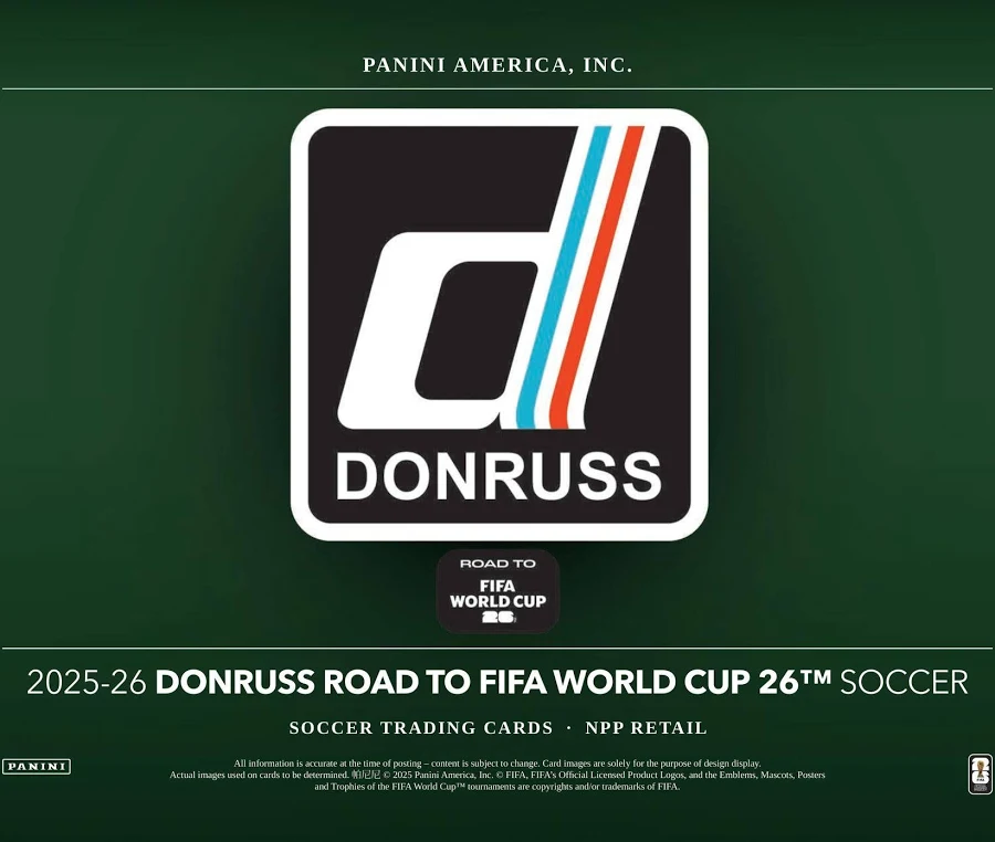 Panini Donruss 2025/2026 Road to World Cup Soccer Trading Card Blaster Box