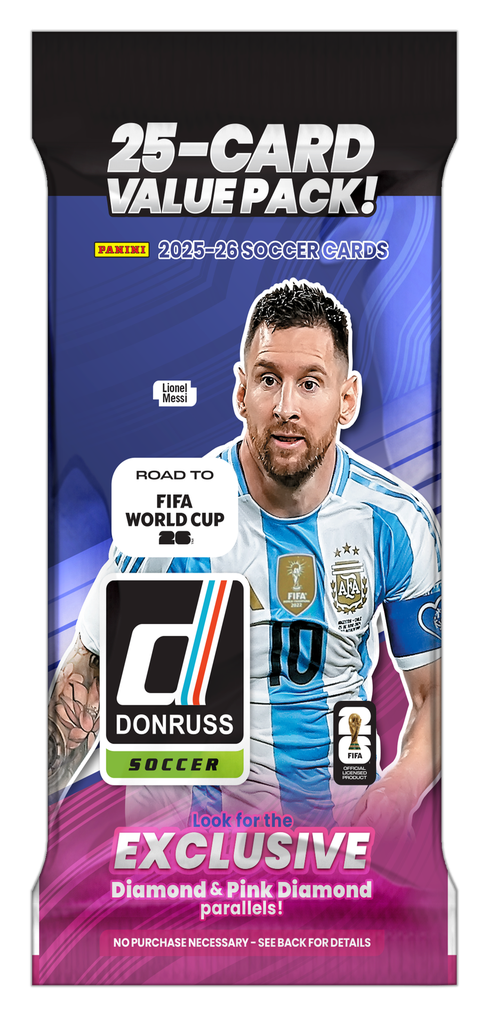 Panini Donruss 2025/2026 Road to FIFA World Cup Soccer Trading Card Fat Pack