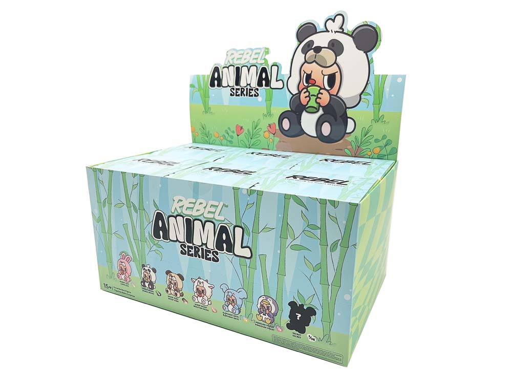 Rebel Bear Mystery Plush Collectible - Animal Series