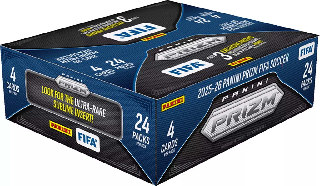 Panini Prizm 2025-2026 FIFA Soccer Trading Card Retail Booster Pack
