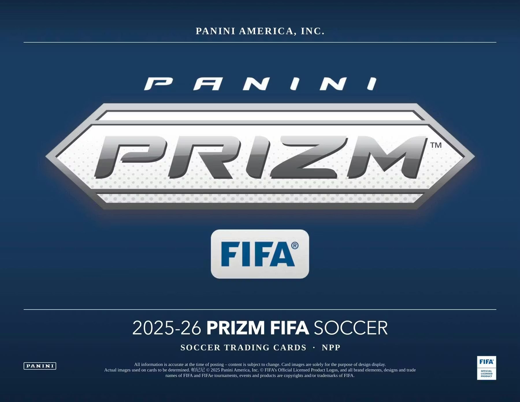 Panini Prizm 2025-2026 FIFA Soccer Trading Card Blaster Box