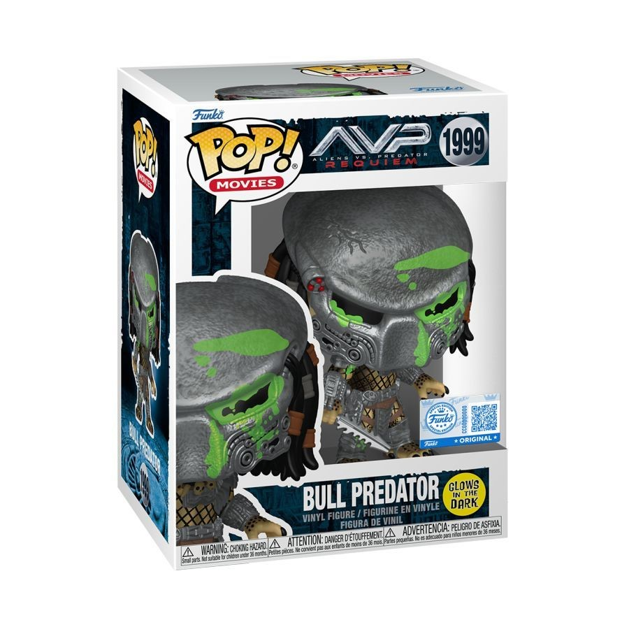 Alien vs. Predator: Requiem - Bull Predator (Glow in the Dark) Funko Pop! Vinyl Figure #1999