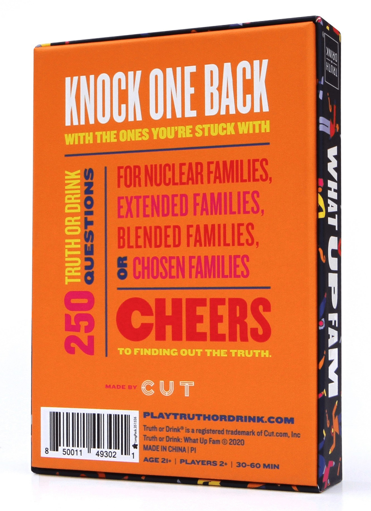 Truth or Drink Card Game (What Up Fam Expansion Pack)