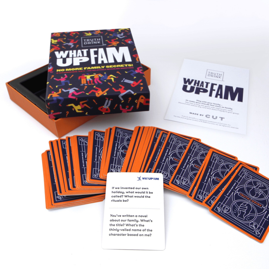 Truth or Drink Card Game (What Up Fam Expansion Pack)