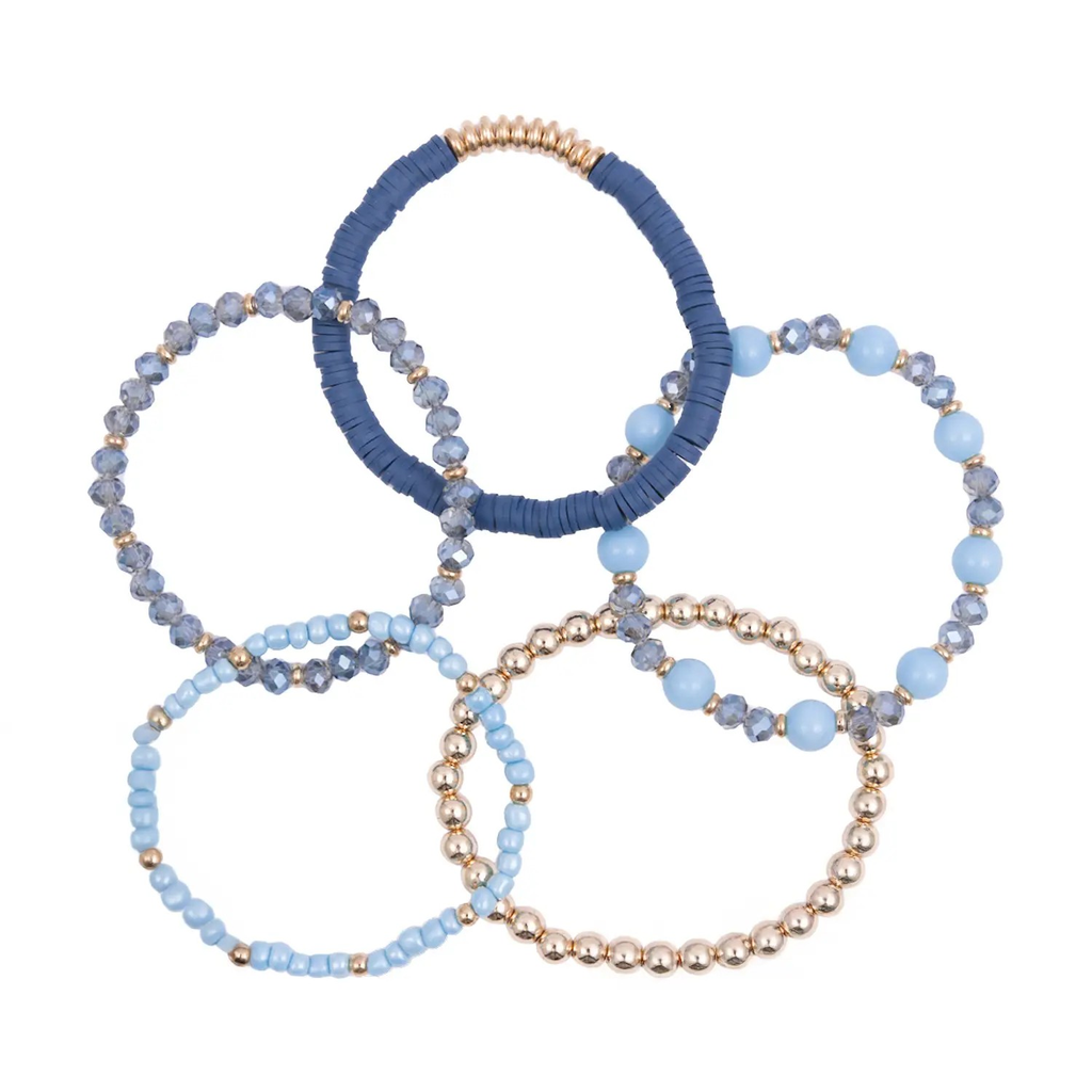 KiKi Blue Waves Bracelet Set
