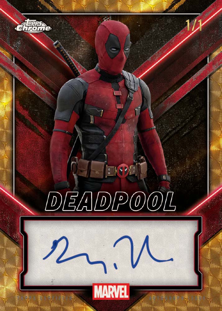 Topps 2025 Marvel Deadpool Chrome Value Box