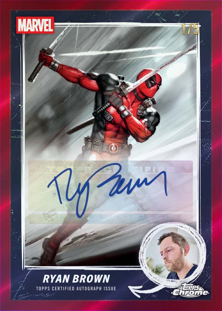 Topps 2025 Marvel Deadpool Chrome Value Box