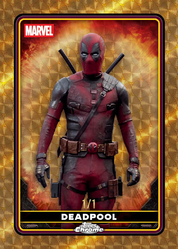 Topps 2025 Marvel Deadpool Chrome Value Box