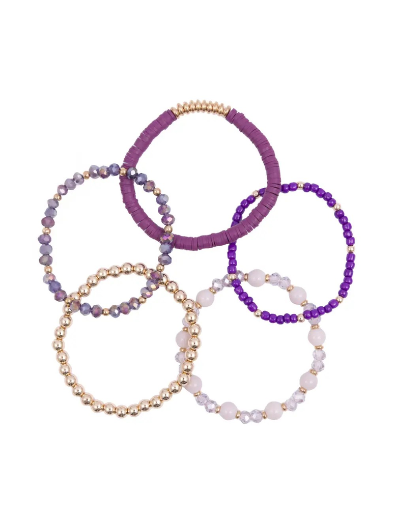KiKi Purple Eclipse Bracelet Set