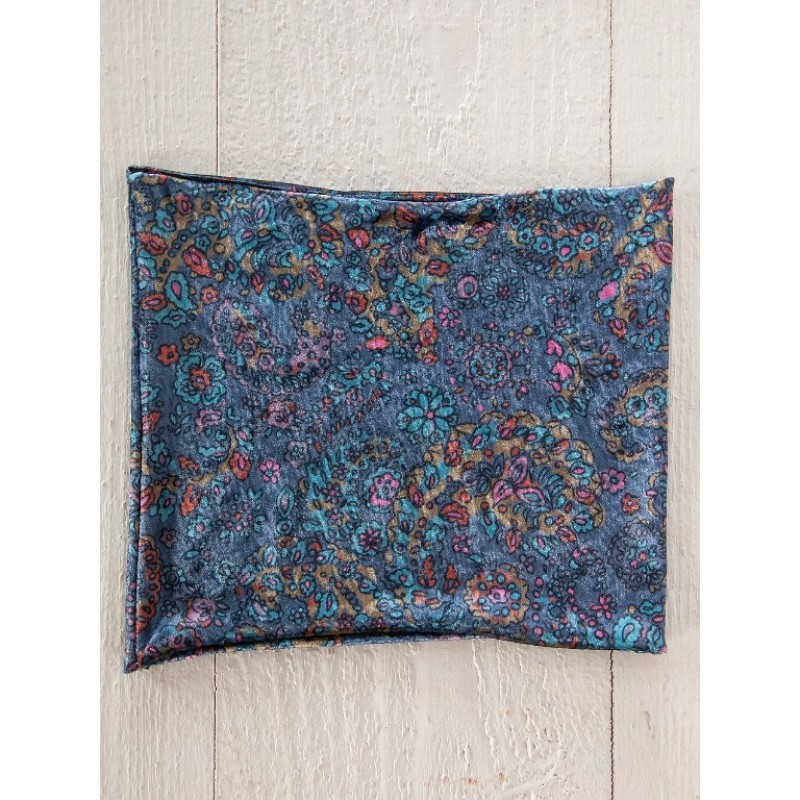 Boho Bandeau - Velvet Navy Retro Paisley 