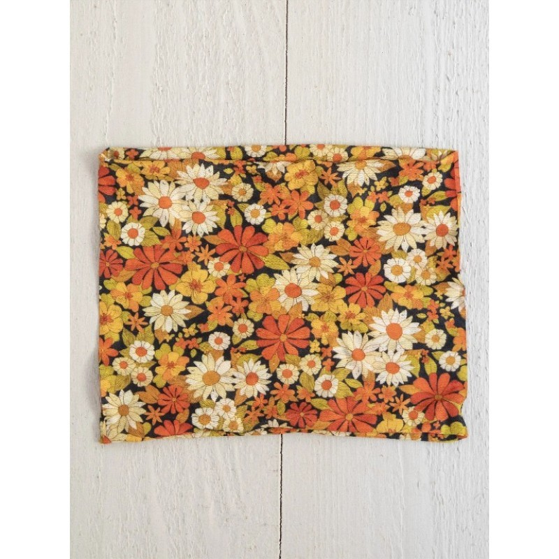 Boho Bandeau Half Ditsy Garden Black - Care & Share