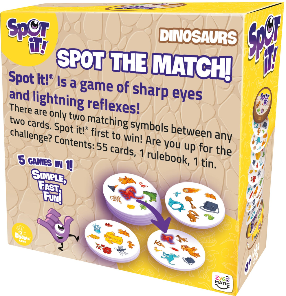  Spot It! - Dinosaurs Game