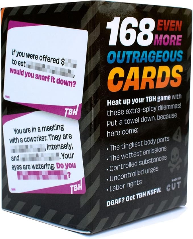 TBH (NSFW) Card Game Expansion Pack 