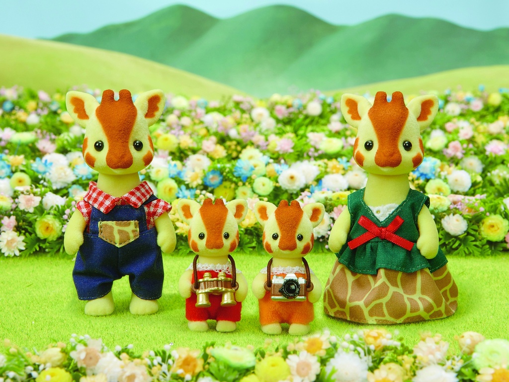 Sylvanian Families - Highbranch Giraffe Family