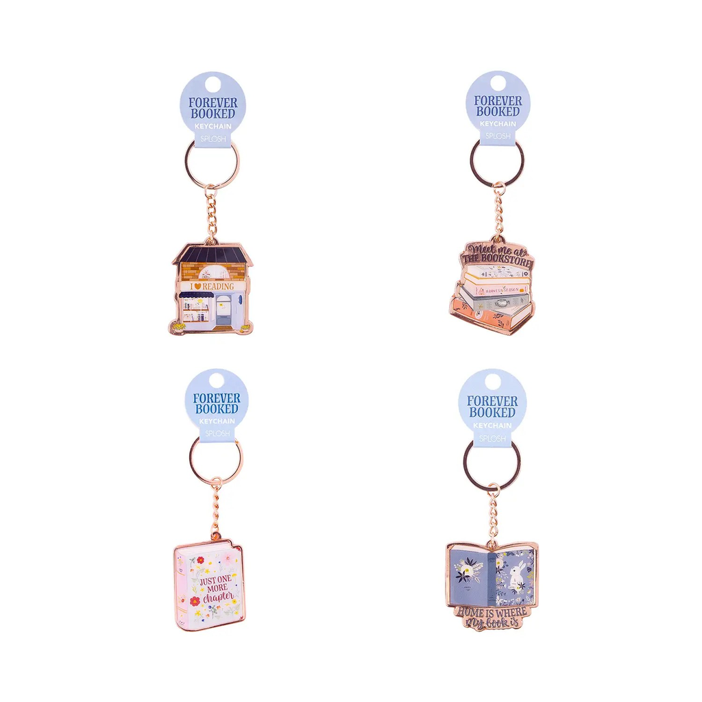 Forever Booked Keychain - I Love Reading