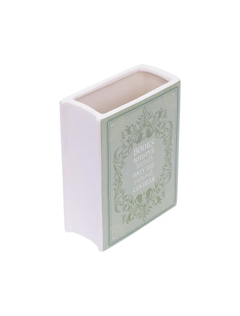 Forever Booked Ceramic Vase