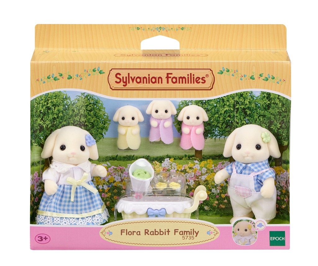 Sylvanian Families - Flora Rabbit Family