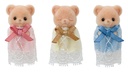 Sylvanian Families - Biscuit Bear Sleepy Triplets