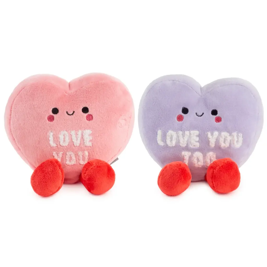 Hallmark Better Together Magnetic Plush - Conversation Hearts