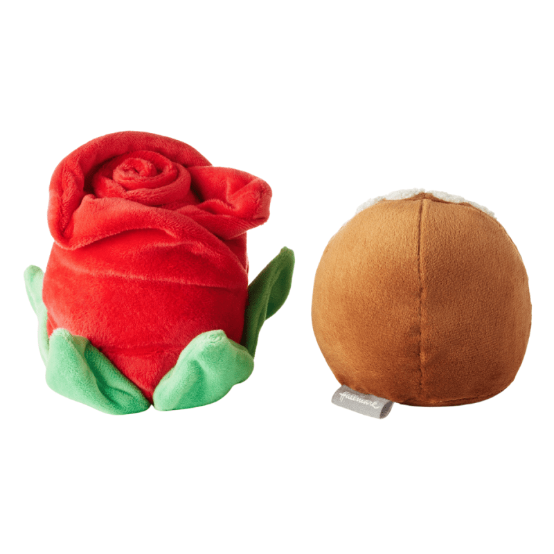 Hallmark Better Together Magnetic Plush - Rose and Chocolate Truffle