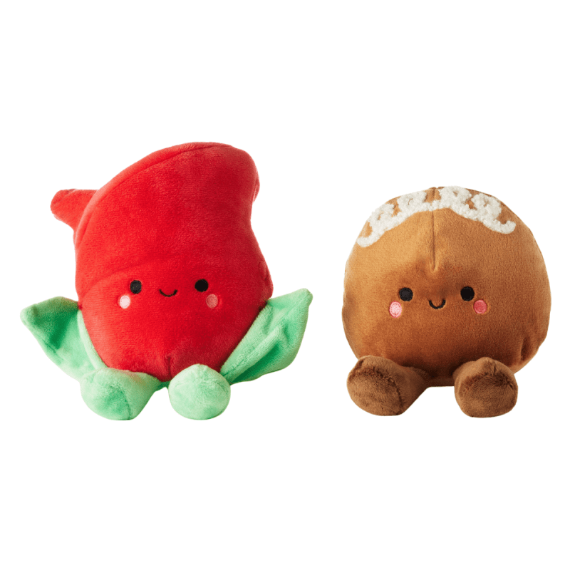 Hallmark Better Together Magnetic Plush - Rose and Chocolate Truffle