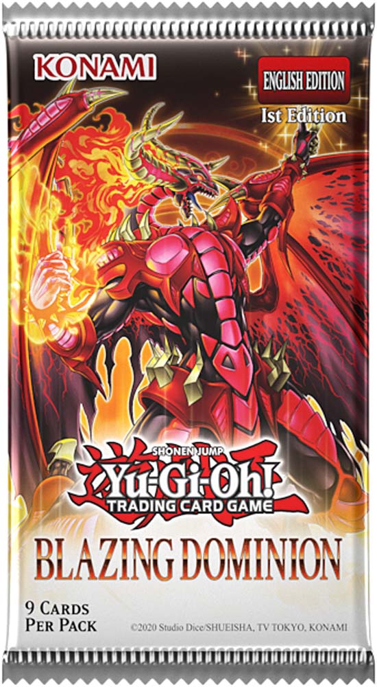 Yu-Gi-Oh! Trading Card Game: Blazing Dominion - 9 x Card Booster Pack