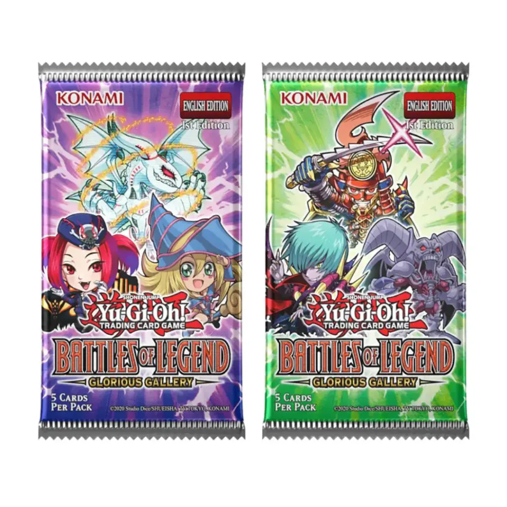 Yu-Gi-Oh! Trading Card Game: Battles of Legend - Glorious Gallery 5 x Card Booster Pack