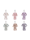 Mary Meyer Nubby Bunny Purple Bag Charm