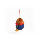 NRL New Zealand Warriors SquishOz Mascot - Kiwio the Kiwi Minee Clip