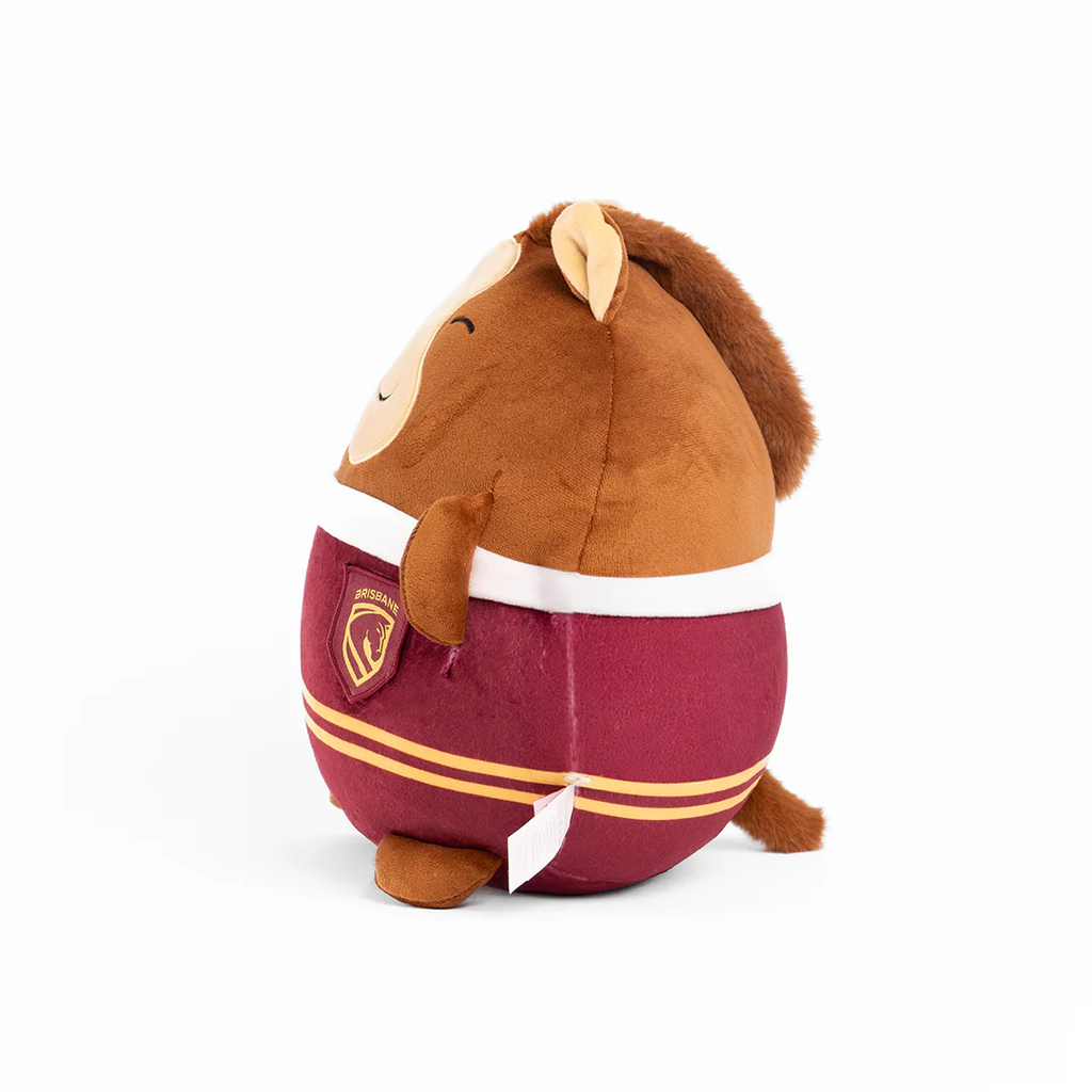  NRL Brisbane Broncos SquishOz Mascot - Bucko the Bronco 