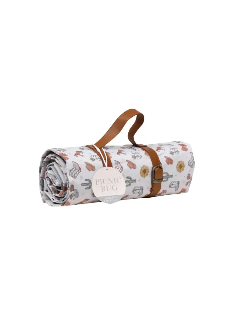 Saddle & Bloom Picnic Rug