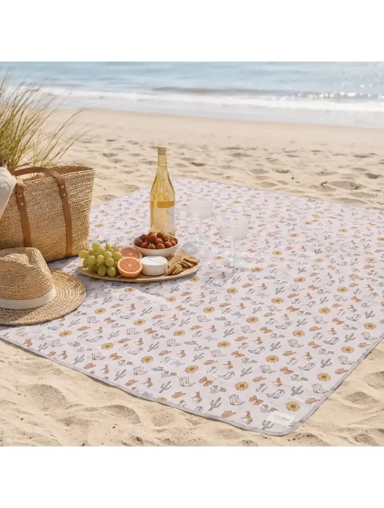 Saddle & Bloom Picnic Rug