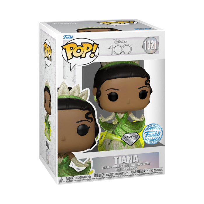 Disney 100 - Tiana Diamond Glitter Funko Pop! Vinyl Figure #1321