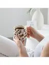 Saddle & Bloom Cow Mug