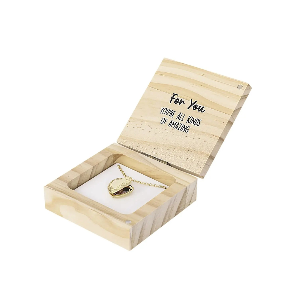 Heart & Soul For You Locket Necklace