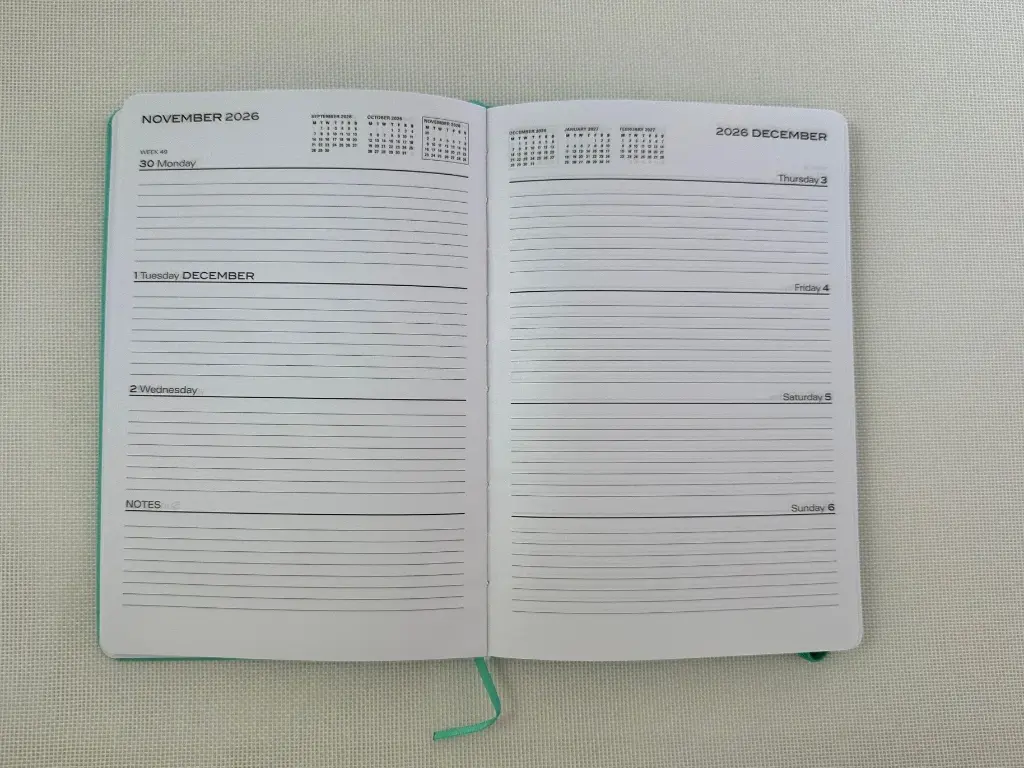 2026-2027 Financial Year Diary - A5 Week-To-View (WTV) Steel Blue