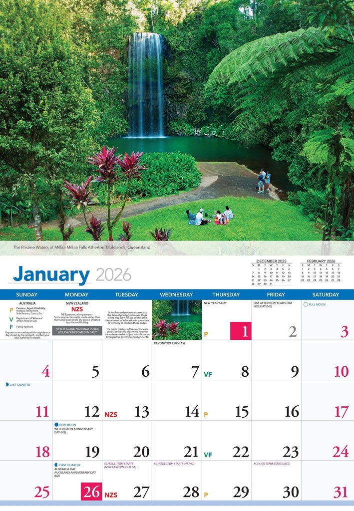 2026 Calendars Beautiful Australia - Bartel 