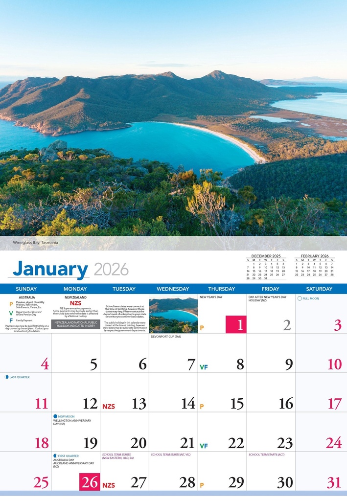 2026 Calendars Australia Naturally - Bartel