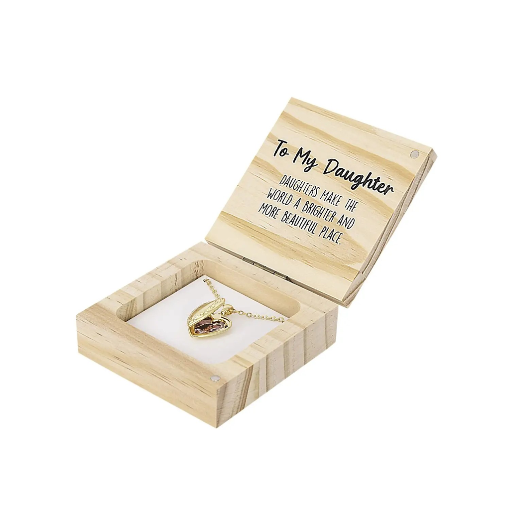 To My Daughter Locket Necklace - Heart & Soul Collection