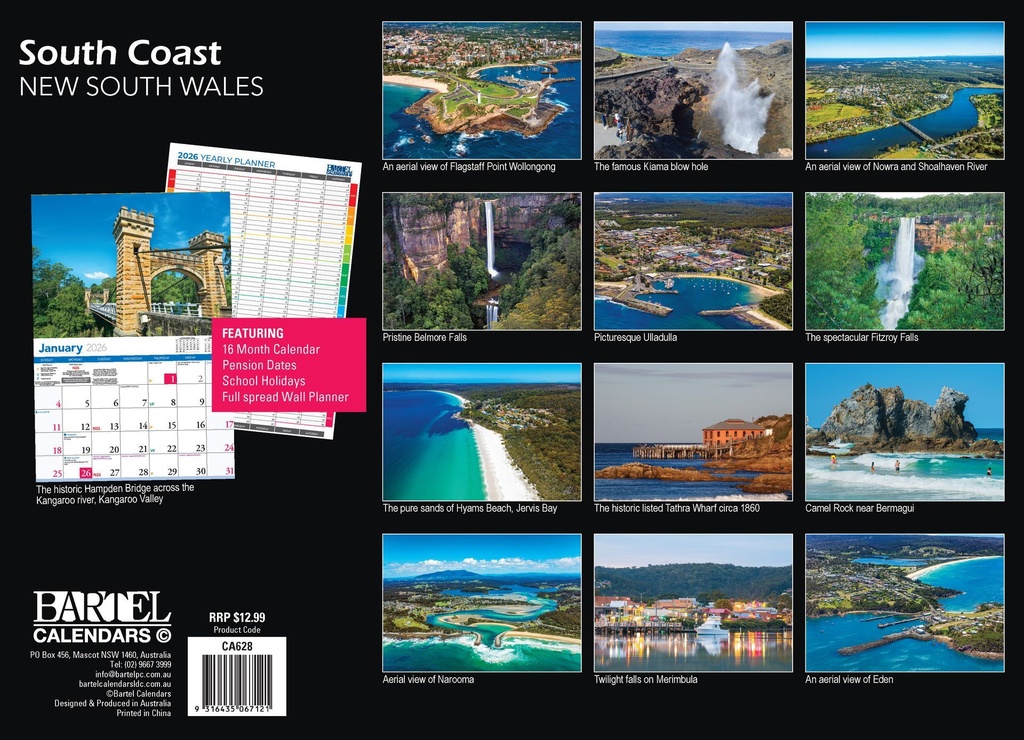 2026 Calendar South Coast New South Wales - Bartel