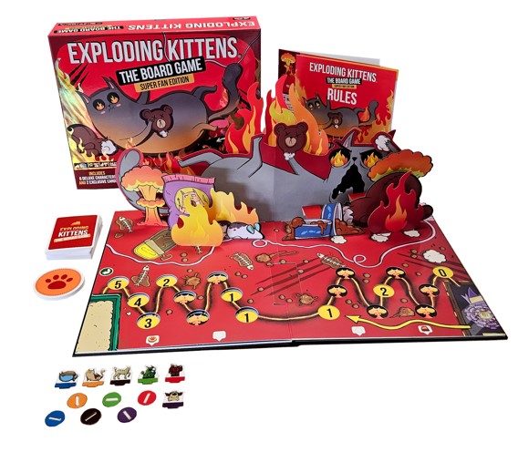 Exploding Kittens the Board Game Super Fan Edition 