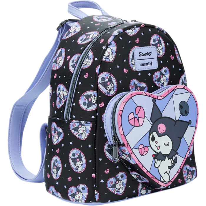 Kuromi - Stained Glass Mini Backpack - Loungefly