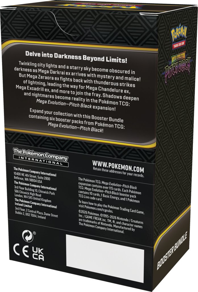Pokémon TCG: Mega Evolution 5 Pitch Black Booster Bundle