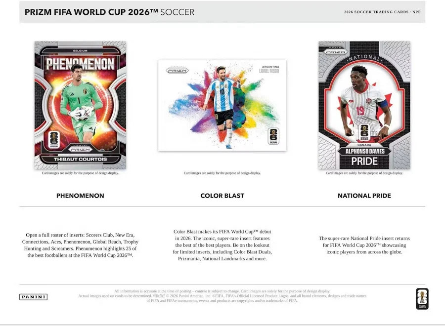 Panini Prizm 2026 FIFA World Cup Soccer Blaster Box
