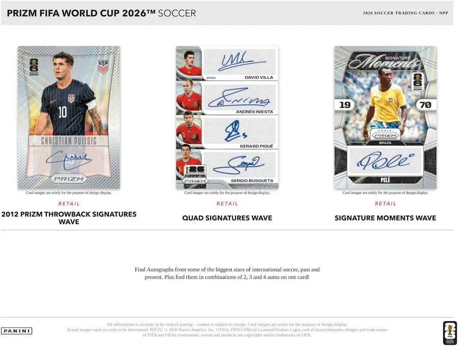 Panini Prizm 2026 FIFA World Cup Soccer Blaster Box