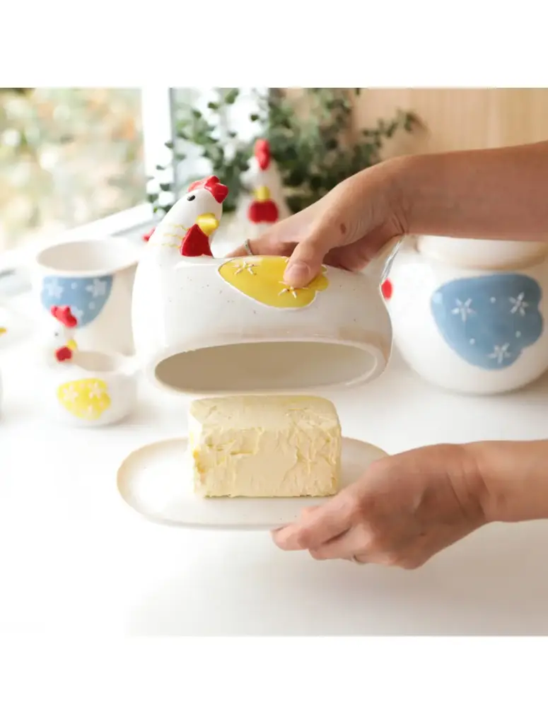 Henhouse Butter Dish
