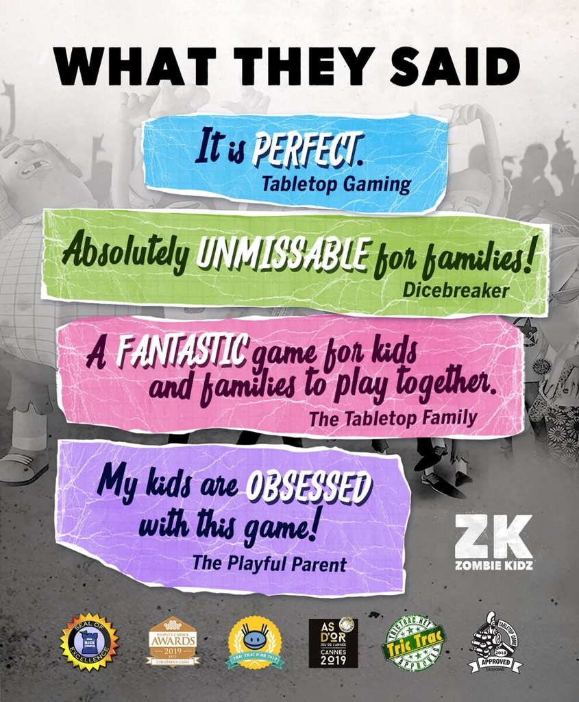 Zombie Kids Evolution Board Game