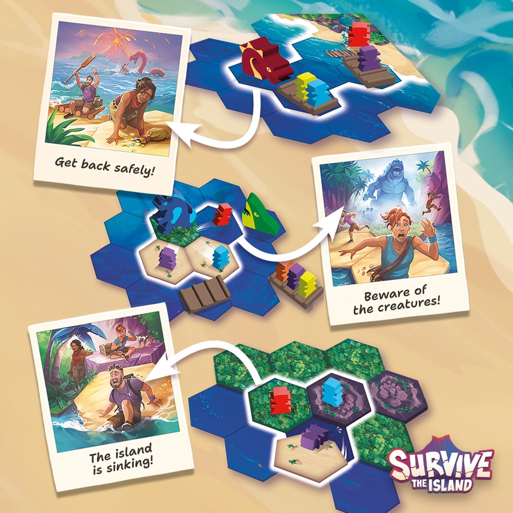 Survive The Island Board Game