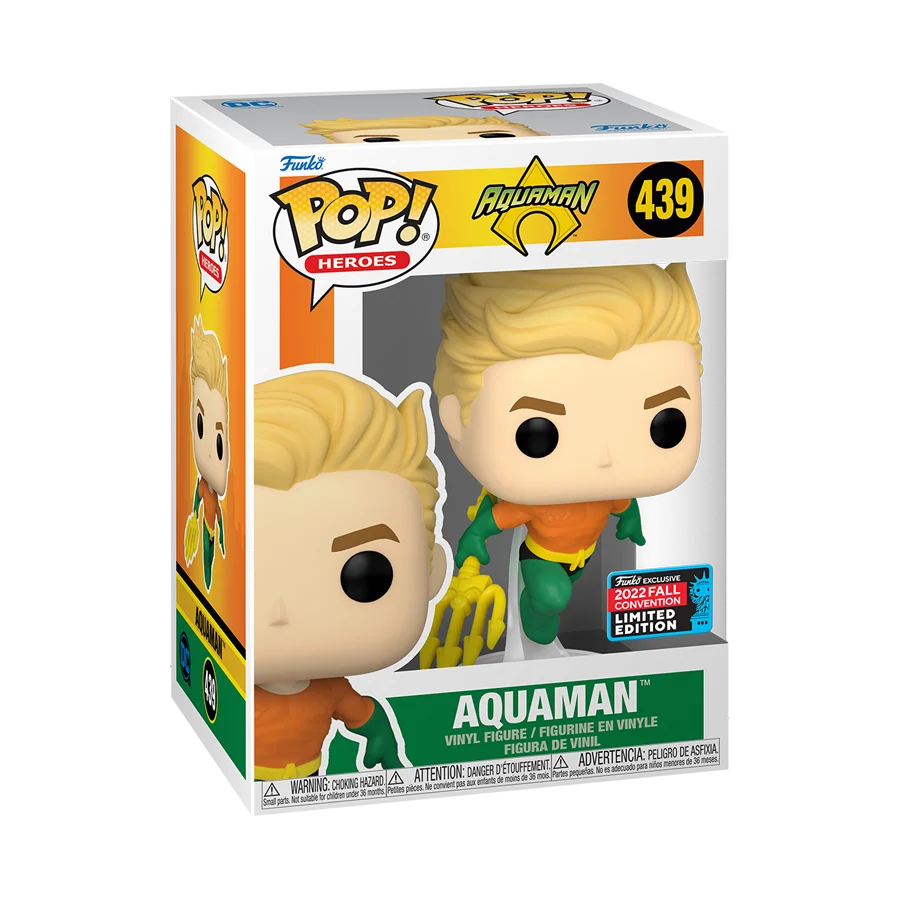 DC Heroes – Aquaman NYCC 2022 Funko Pop! Vinyl Figure #439